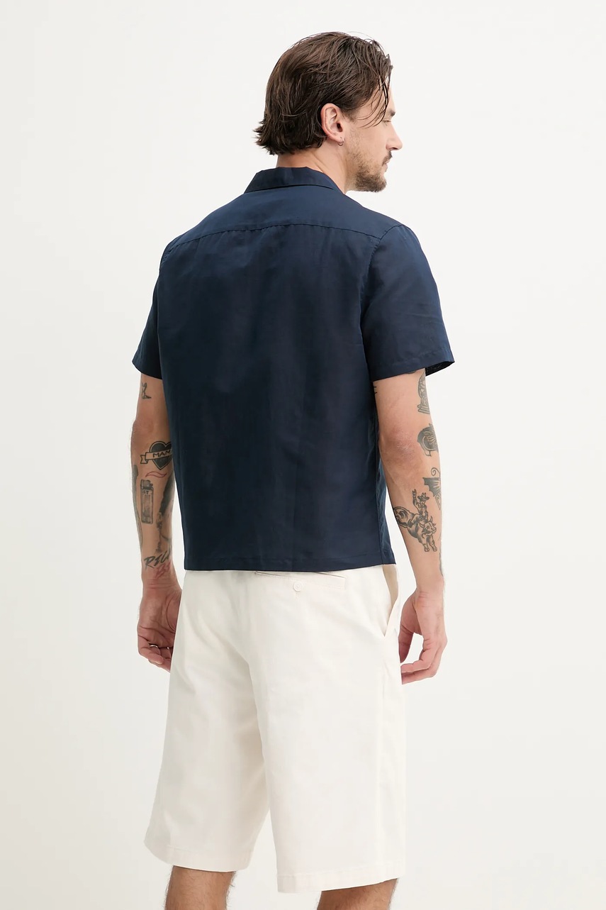 ZADIG&VOLTAIRE len ing férfi, sötétkék, relaxed, WMSH01328 termék 2. képe