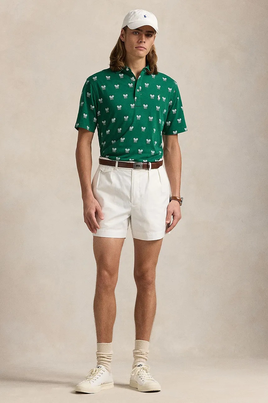 Βαμβακερό μπλουζάκι πόλο Polo Ralph Lauren Polo Shirt χρώμα: πράσινο, 710964977 φωτογραφία