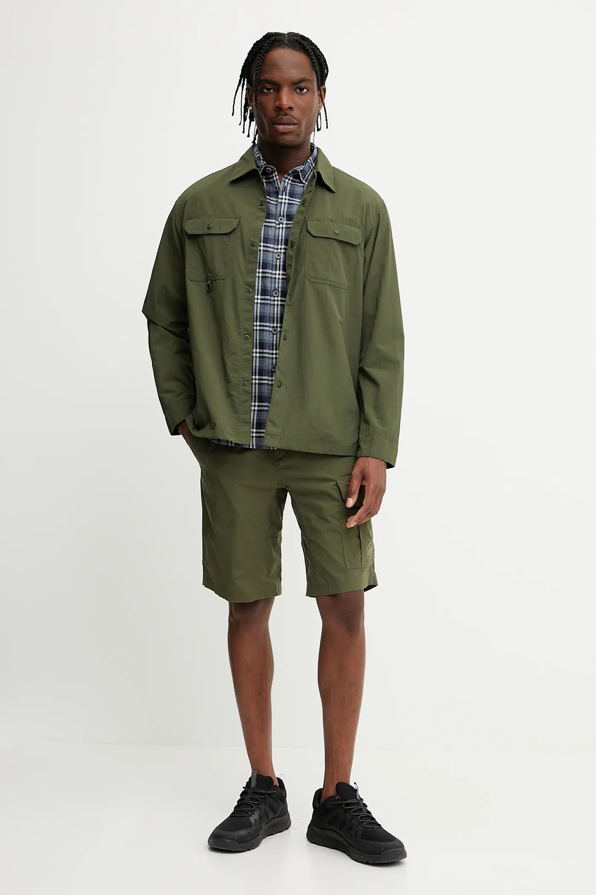 Рубашка Mammut Trovat цвет синий regular классический воротник 1015-01610