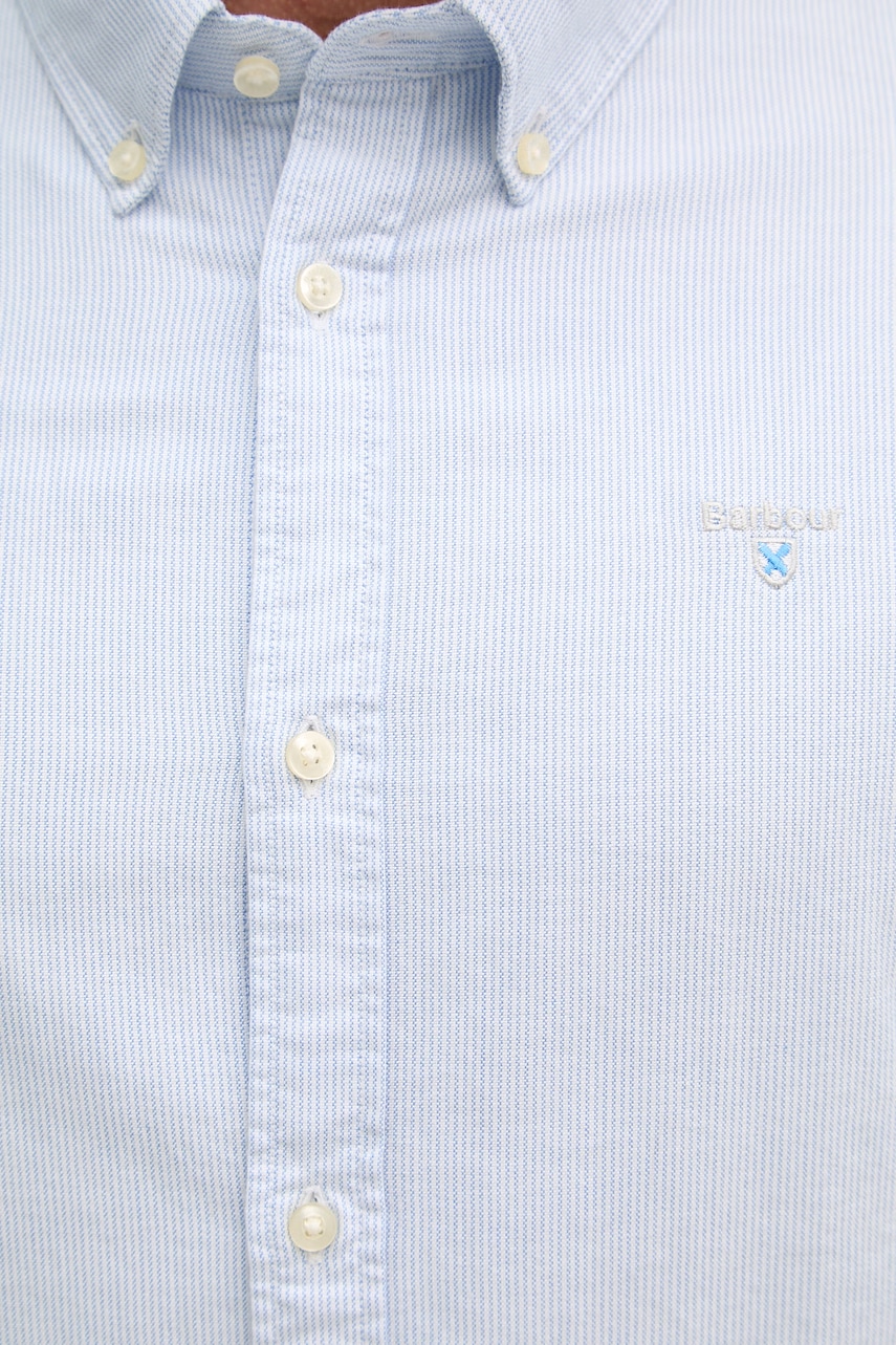 Barbour košeľa pánska bavlnená Striped Oxtown Tailored Shirt