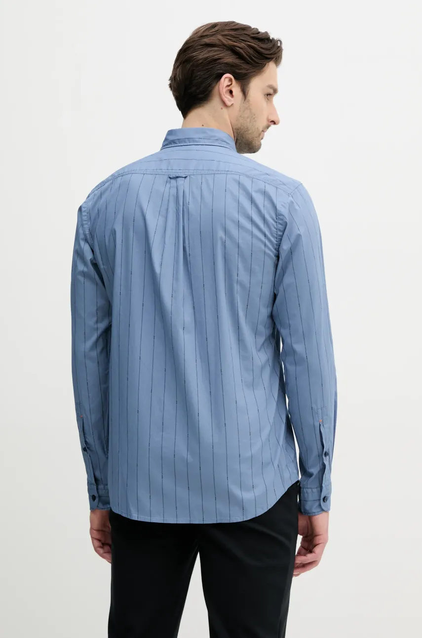 Хлопковая рубашка BOSS Orange мужская regular воротник button-down 50537368 Хлопковая рубашка BOSS Orange мужская regular воротник button-down 50537368