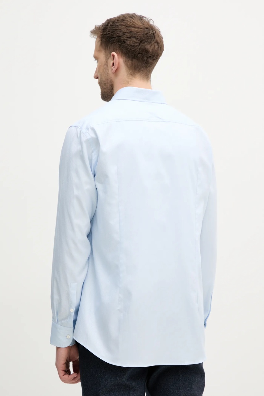 BOSS pamut ing férfi, galléros, slim, 50539099 termék 2. képe
