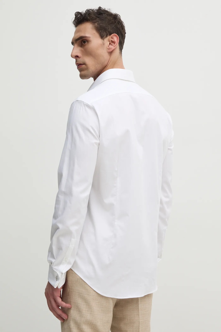 Calvin Klein ing férfi, olasz galléros, fehér, regular, K10K107889 termék 2. képe