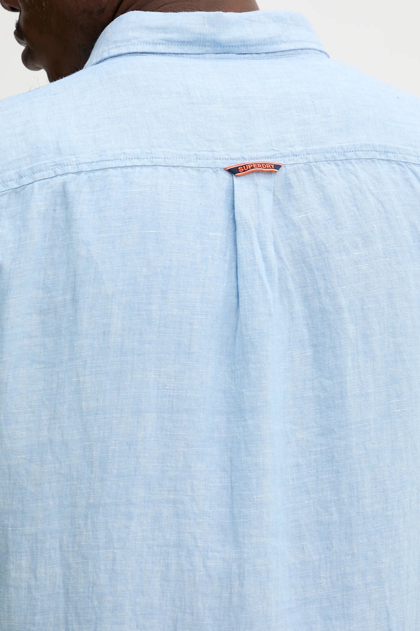 Lněná košile Superdry (obrázek 4)