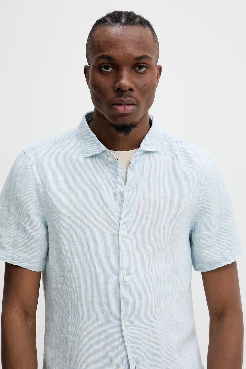 Πουκάμισο από λινό Superdry φωτογραφία