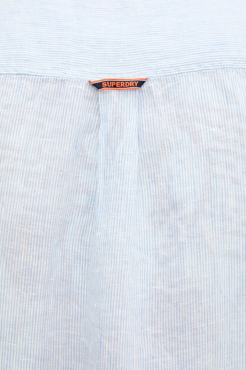 Πουκάμισο από λινό Superdry φωτογραφία