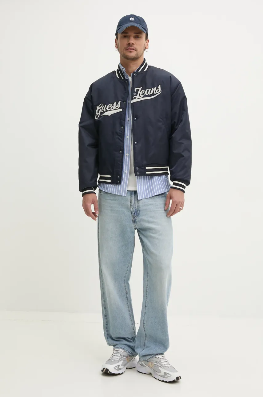 Хлопковая рубашка Superdry мужская regular воротник button-down M4010991A-E8W Хлопковая рубашка Superdry мужская regular воротник button-down M4010991A-E8W