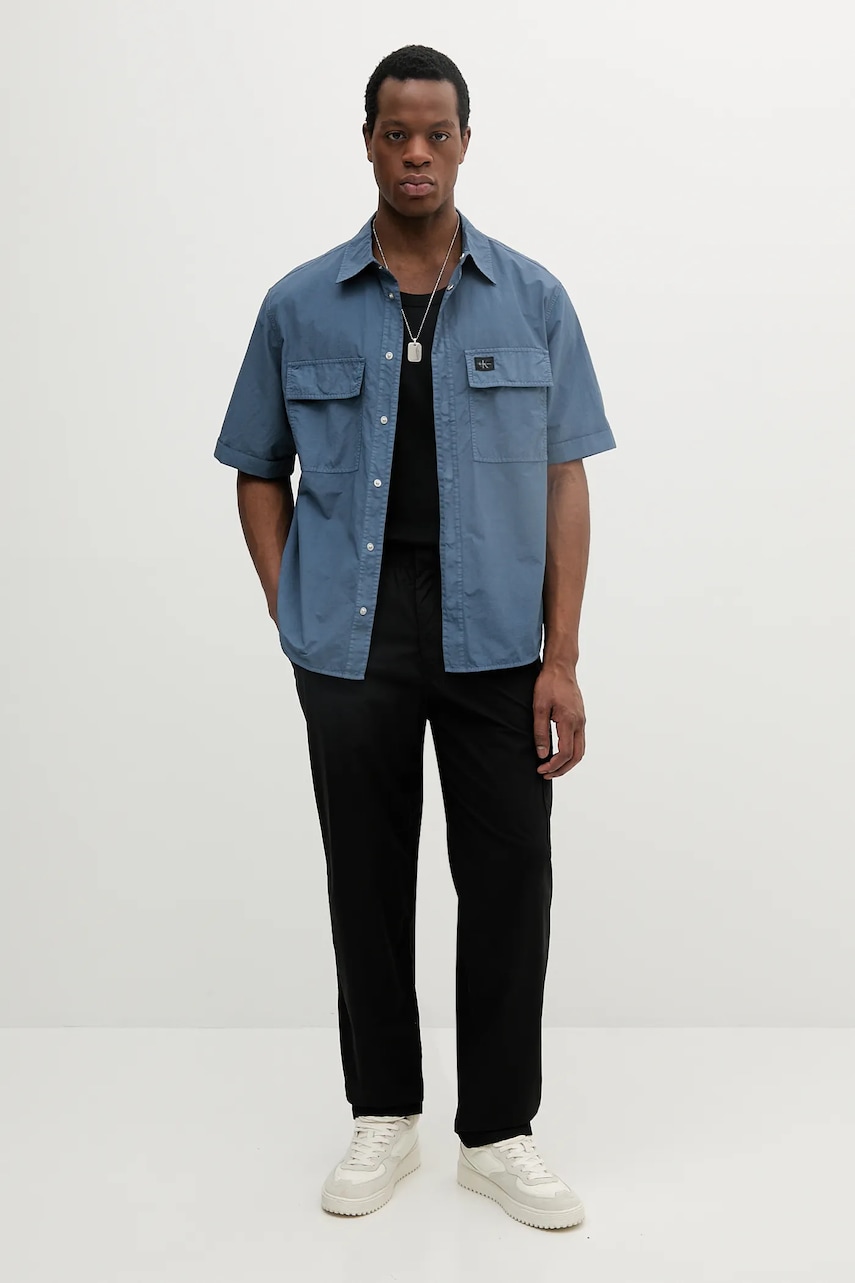 Рубашка Calvin Klein Jeans relaxed классический воротник J30J327299 Рубашка Calvin Klein Jeans relaxed классический воротник J30J327299