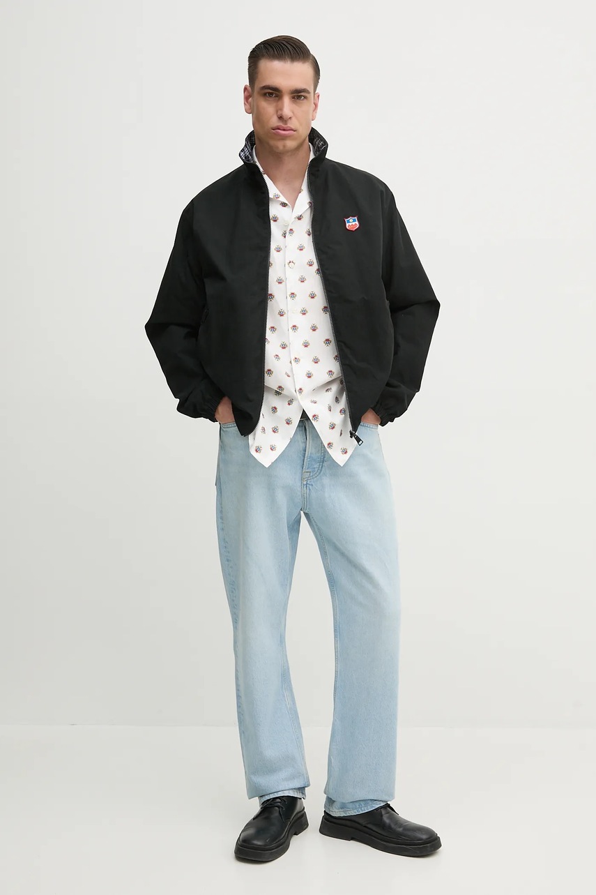 Хлопковая рубашка Bally цвет белый relaxed MSH02L