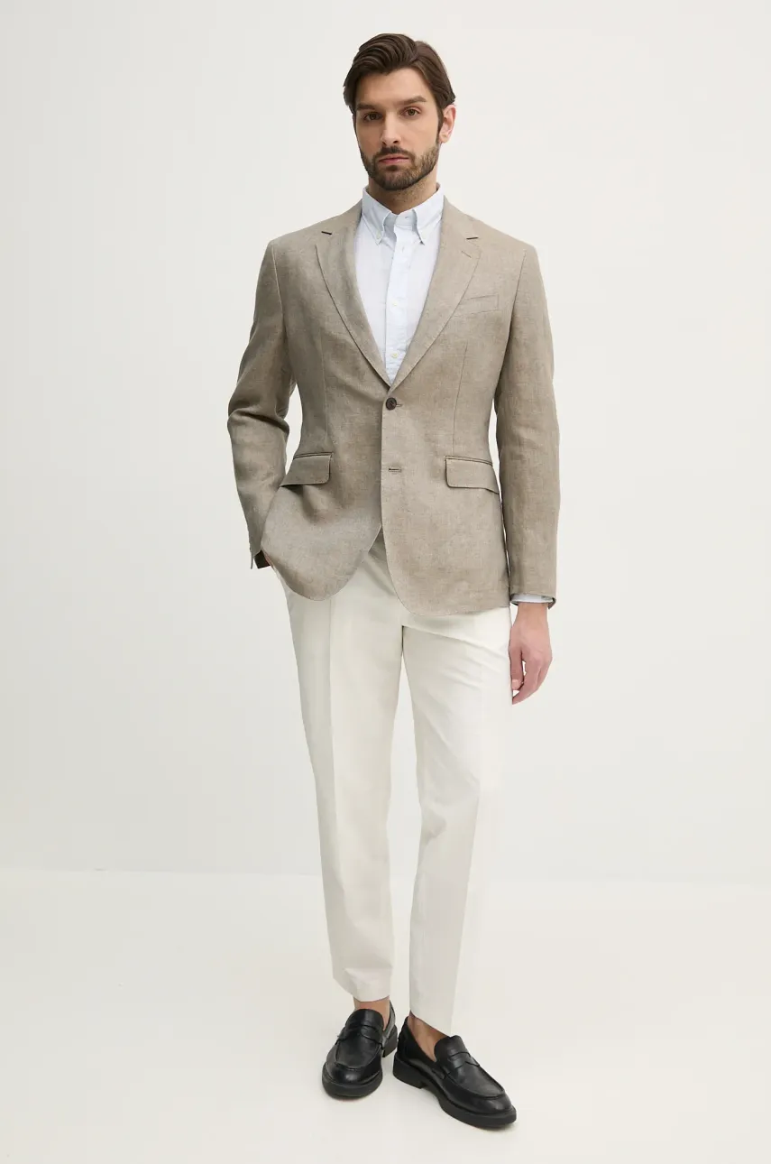 Хлопковая рубашка Tommy Hilfiger мужская цвет белый regular воротник button-down MW0MW38555 Хлопковая рубашка Tommy Hilfiger мужская цвет белый regular воротник button-down MW0MW38555
