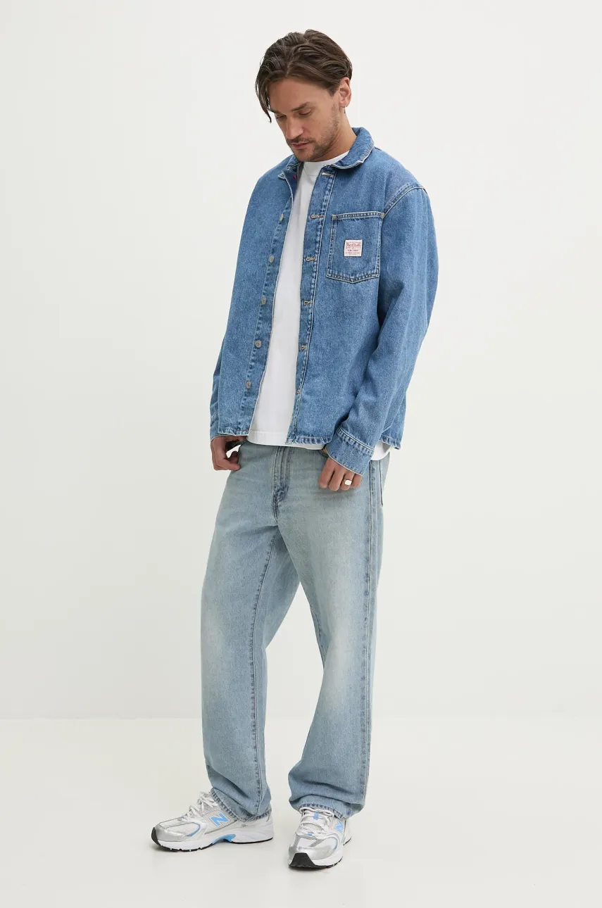 Джинсовая куртка Red Bull Racing x Pepe Jeans DENIM SHIRT переходная oversize RM300005R17 Джинсовая куртка Red Bull Racing x Pepe Jeans DENIM SHIRT переходная oversize RM300005R17