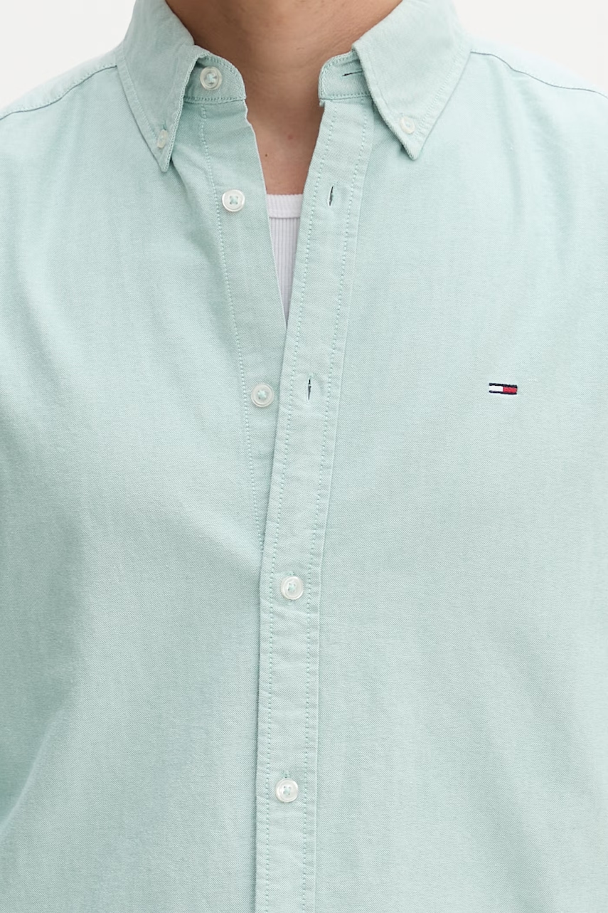 Tommy Jeans košeľa pánska bavlnená