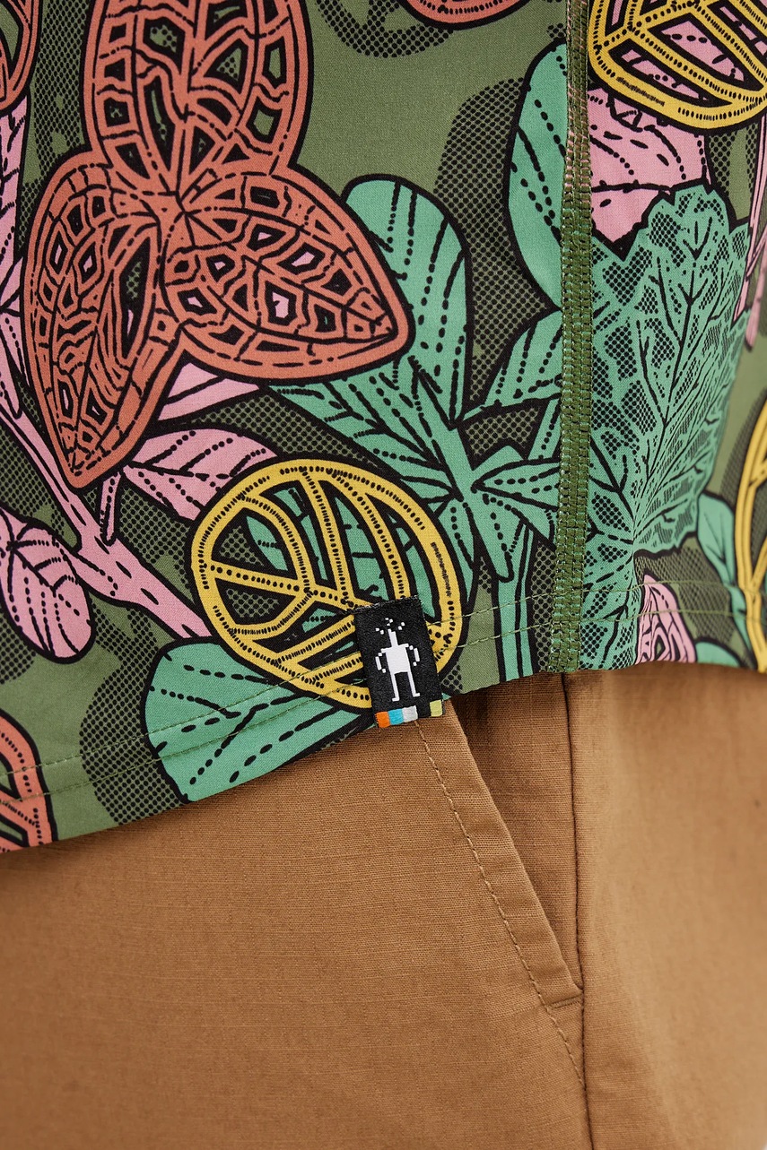 Πουκάμισο Smartwool χρώμα: πράσινο, SW017017 φωτογραφία