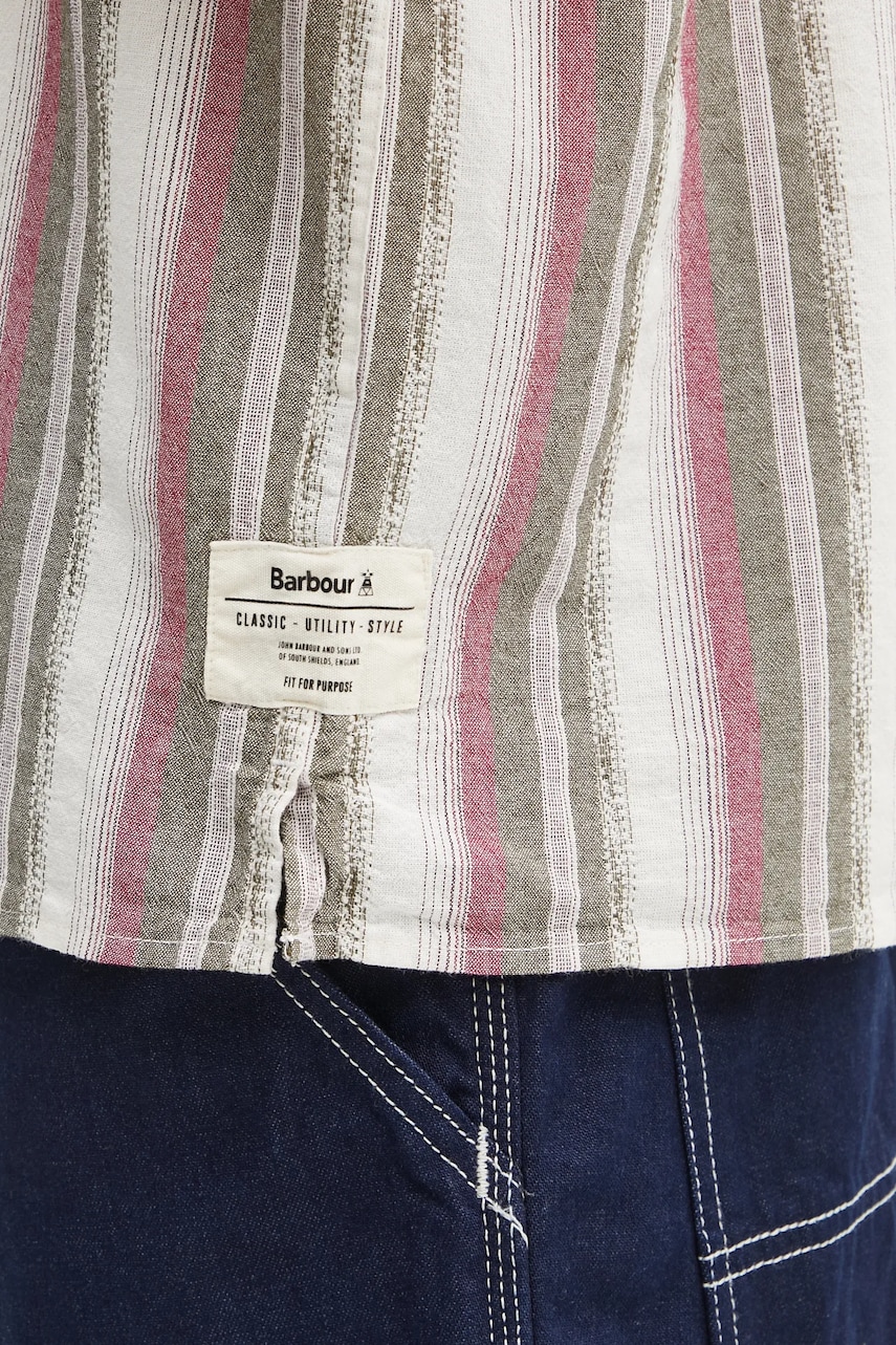 Bavlnená košeľa Barbour Barbour Lipton Striped S/S Relaxed Fit Shirt