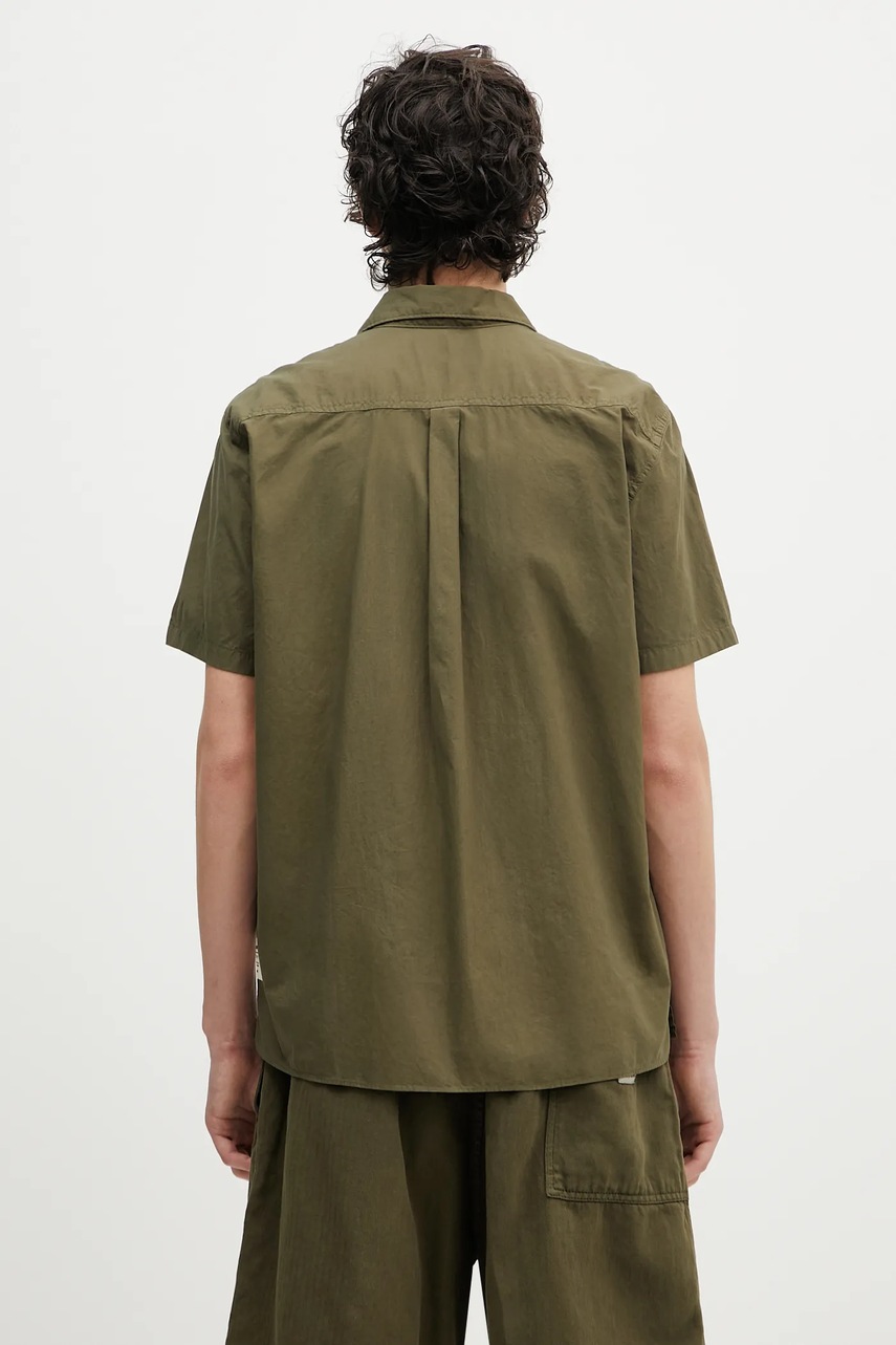 Βαμβακερό πουκάμισο Barbour Barbour Holywell Poplin S/S Relaxed Fit Shirt φωτογραφία