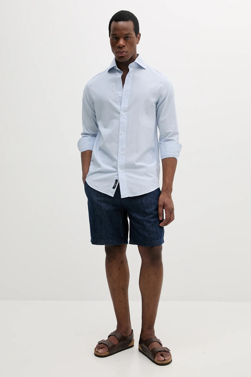 Хлопковая рубашка Marciano Guess BILL regular 5GHH20 4469Z