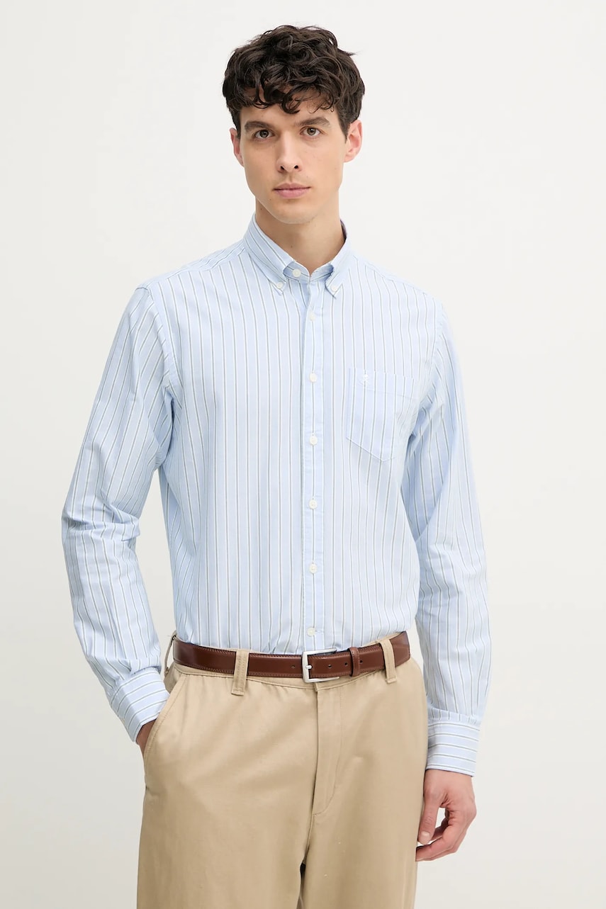 Hackett London cămașă din bumbac bărbați, cu guler button-down, regular, HM3010276 Hackett London cămașă din bumbac bărbați, cu guler button-down, regular, HM3010276
