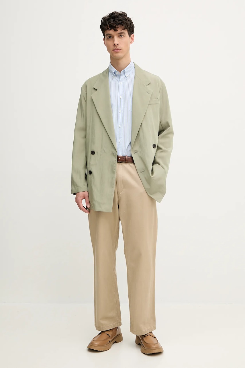Хлопковая рубашка Hackett London мужская regular воротник button-down HM3010276 Хлопковая рубашка Hackett London мужская regular воротник button-down HM3010276
