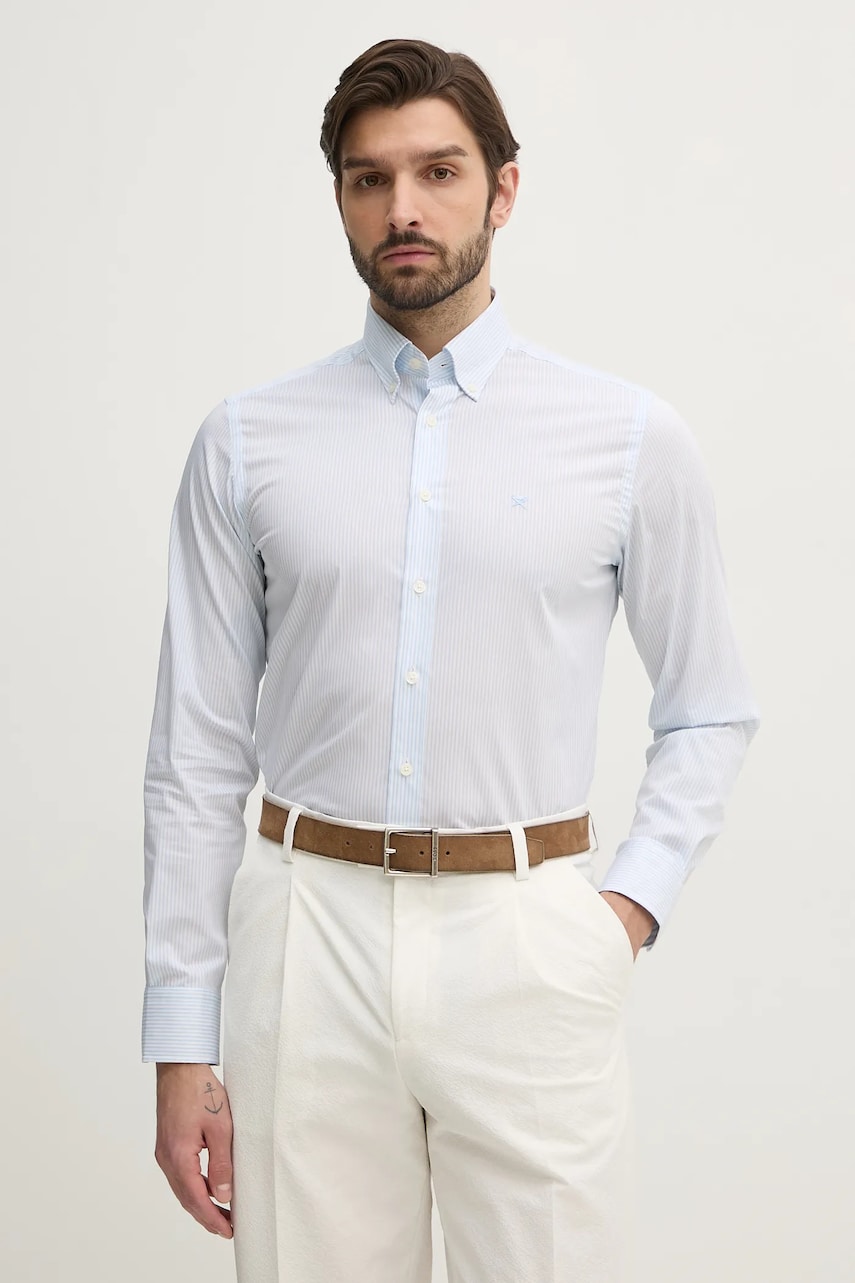 Hackett London camasa barbati, cu guler clasic, relaxed, HM3010261 Hackett London camasa barbati, cu guler clasic, relaxed, HM3010261