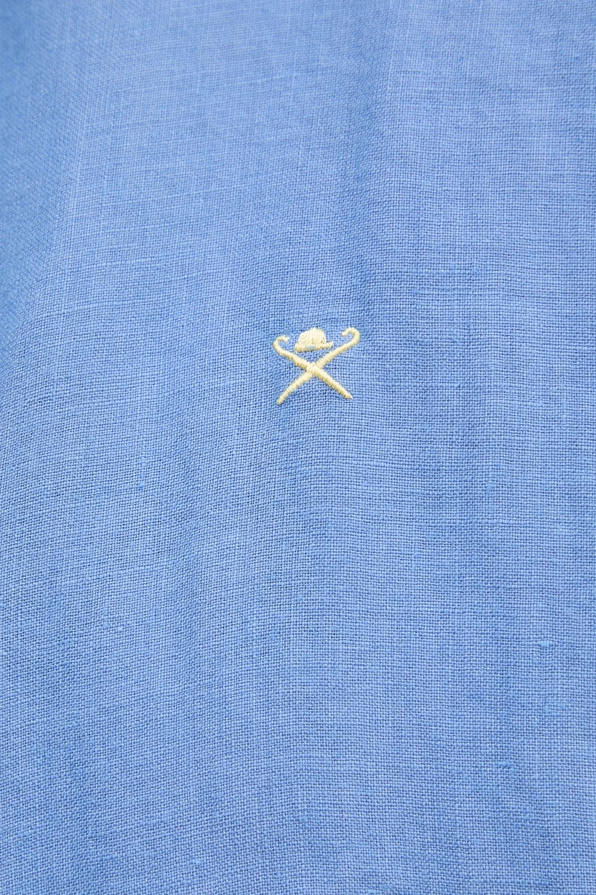 Сорочка з льону Hackett London чоловіча regular класичний комір HM3010266 