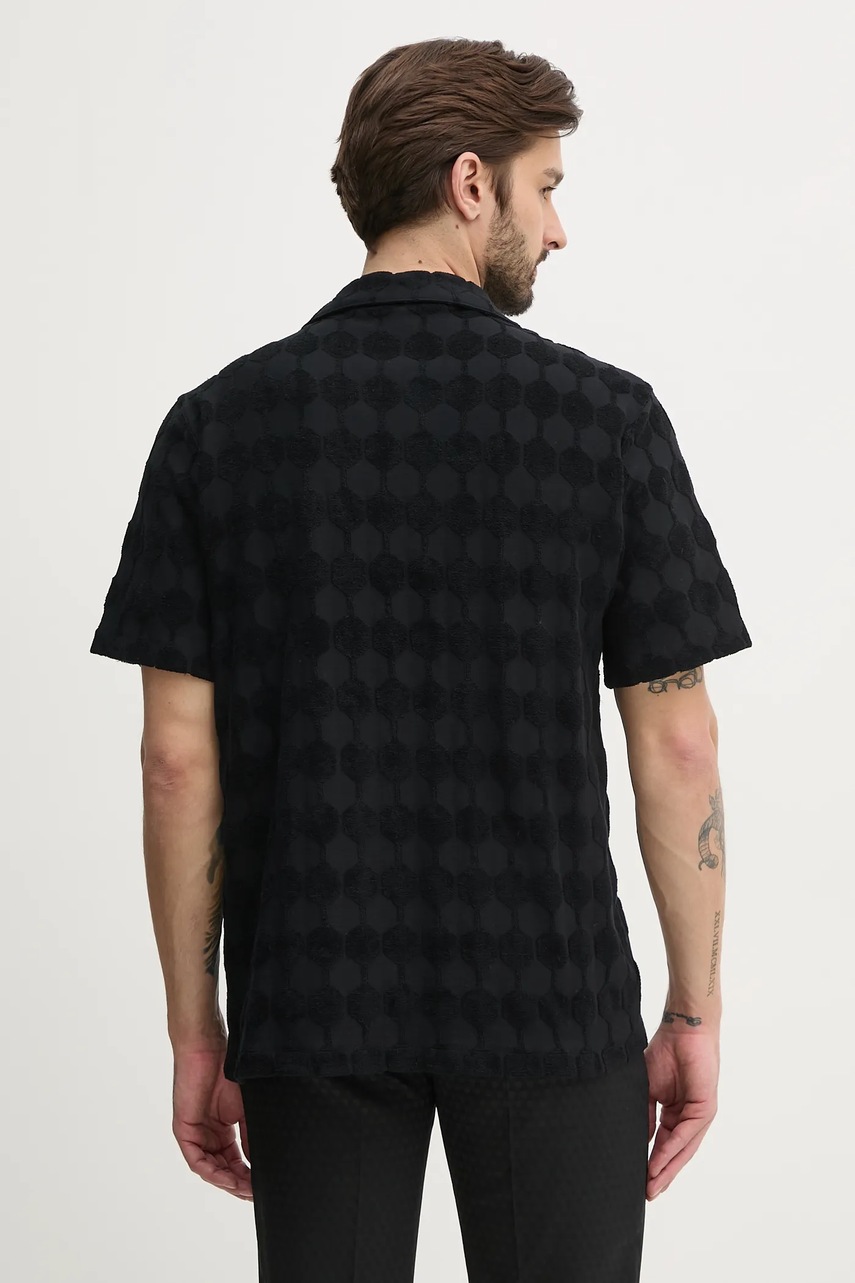 BALR. pamut ing férfi, fekete, regular, B1132.1014 termék 2. képe