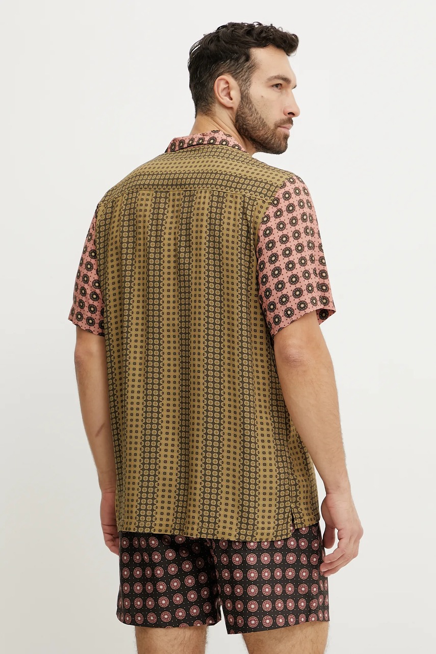 Πουκάμισο OAS χρώμα: πράσινο, 7005 φωτογραφία