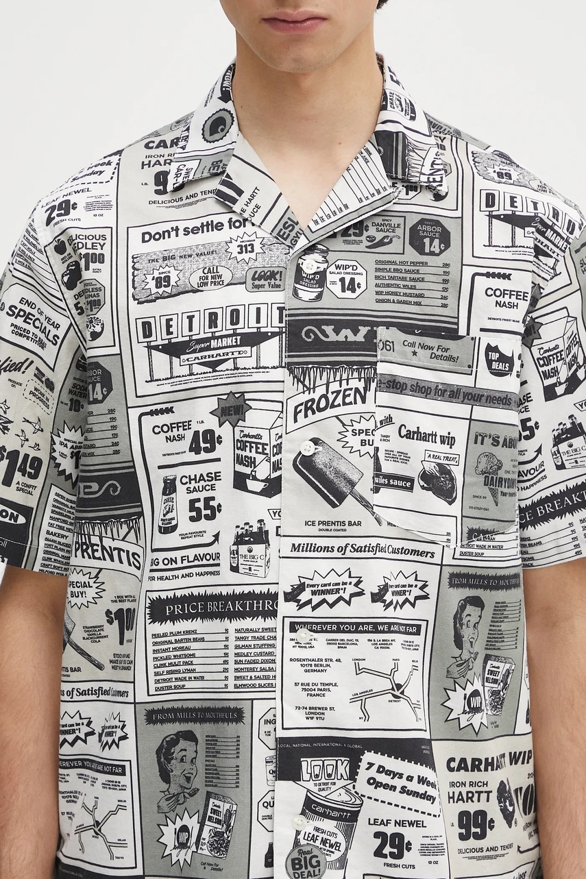 Carhartt WIP koszula S/S Catalogue Shirt (zdjęcie 4)
