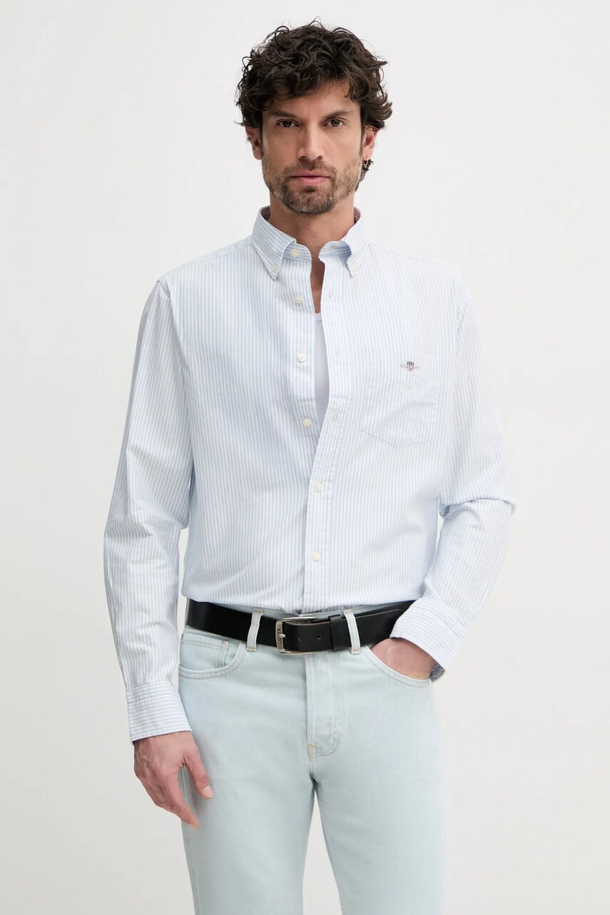 Gant camasa din bumbac barbati, cu guler button-down, regular, 3000230