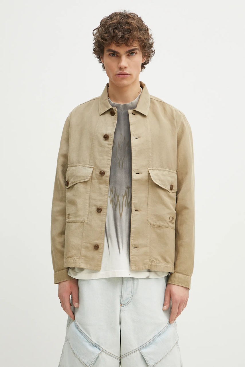 Πουκάμισο με μείγμα από λινό C.P. Company