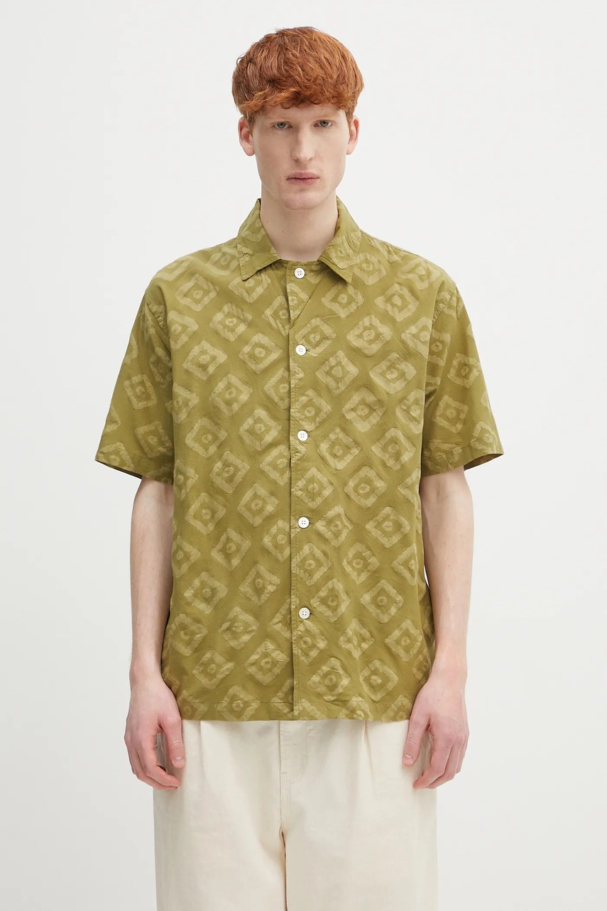 Norse Projects cămașă din bumbac Mads Batik SS Shirt