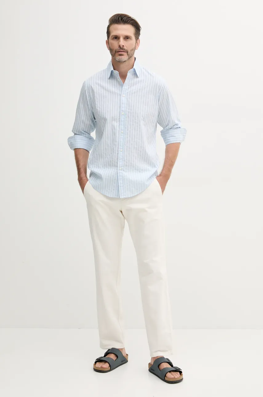 Хлопковая рубашка United Colors of Benetton мужской regular классический воротник 5Y73UQ05T Хлопковая рубашка United Colors of Benetton мужской regular классический воротник 5Y73UQ05T