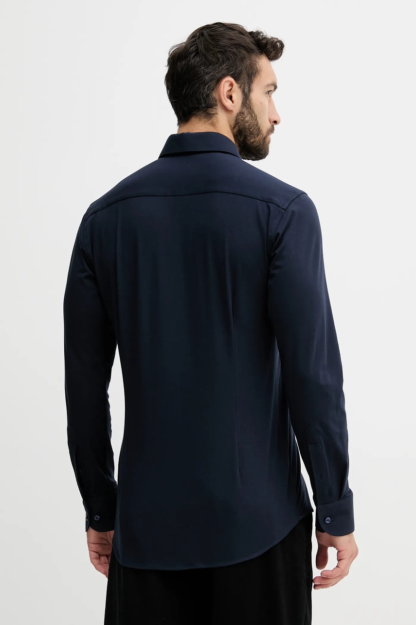 Πουκάμισο Eton χρώμα: ναυτικό μπλε, 100011776 φωτογραφία