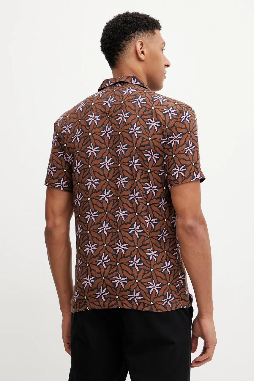 Πουκάμισο Picture Mareeba χρώμα: καφέ, MTS1208 φωτογραφία