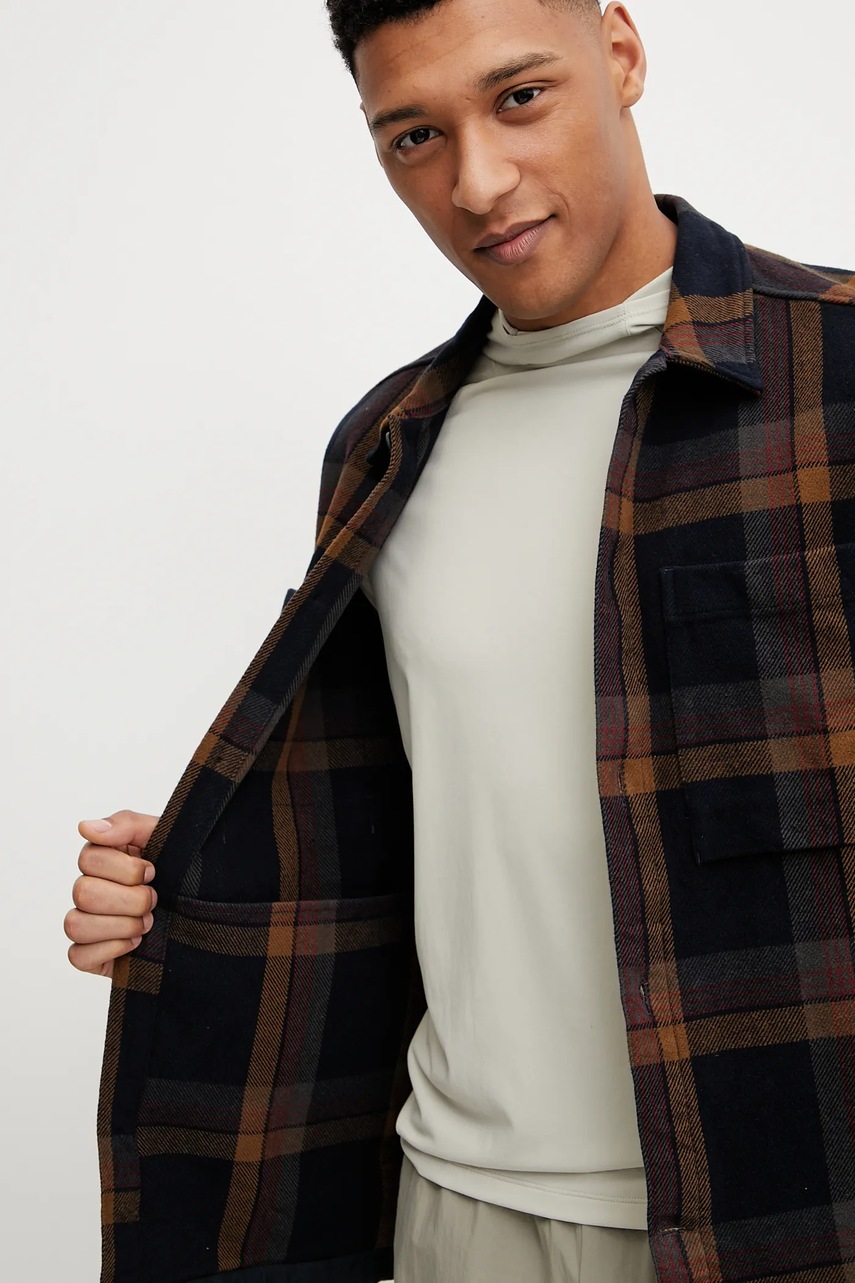 Košilová bunda Fjallraven Singi Flannel Overshirt M (obrázek 6)