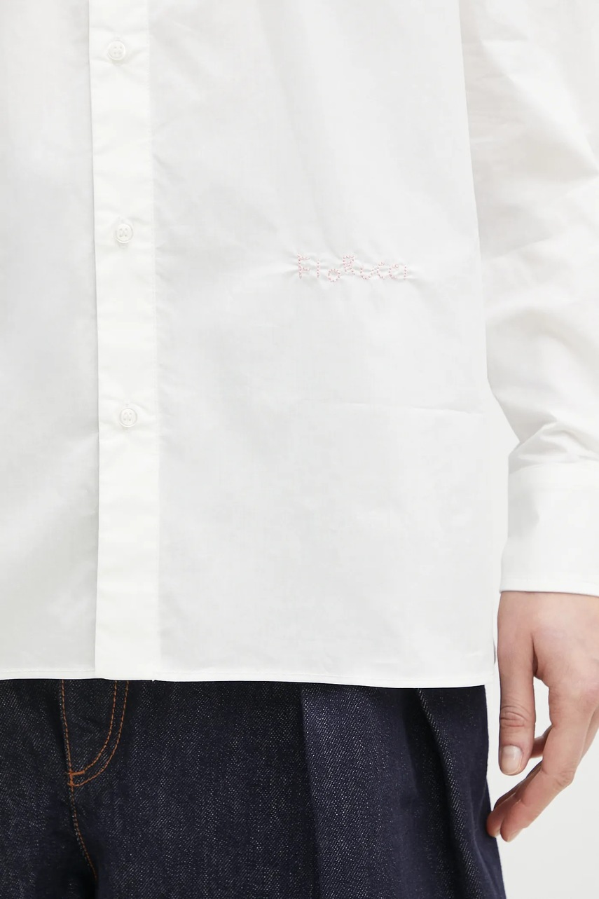 Fiorucci koszula bawełniana Embroidered Heart Relaxed Fit (zdjęcie 10)