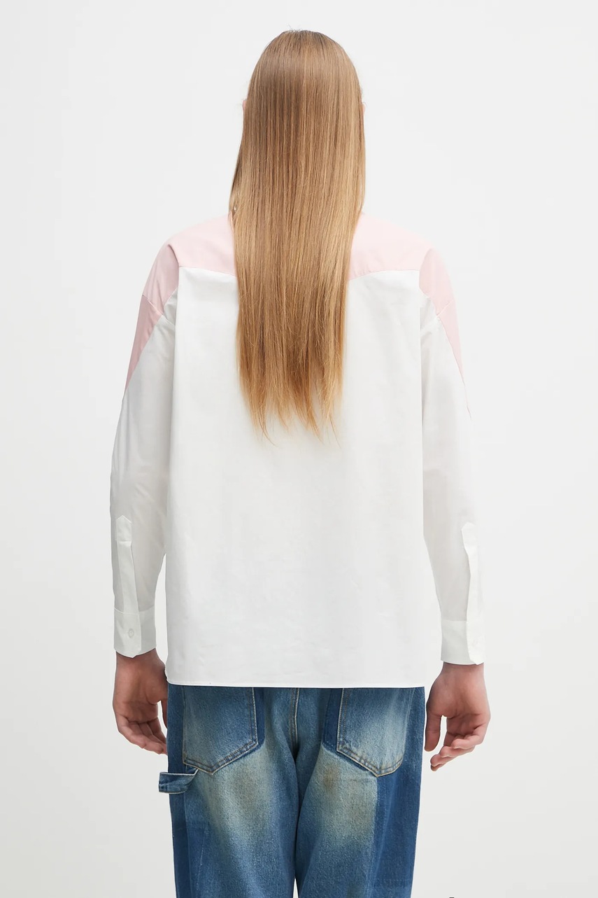 Fiorucci koszula bawełniana Embroidered Heart Relaxed Fit (zdjęcie 5)