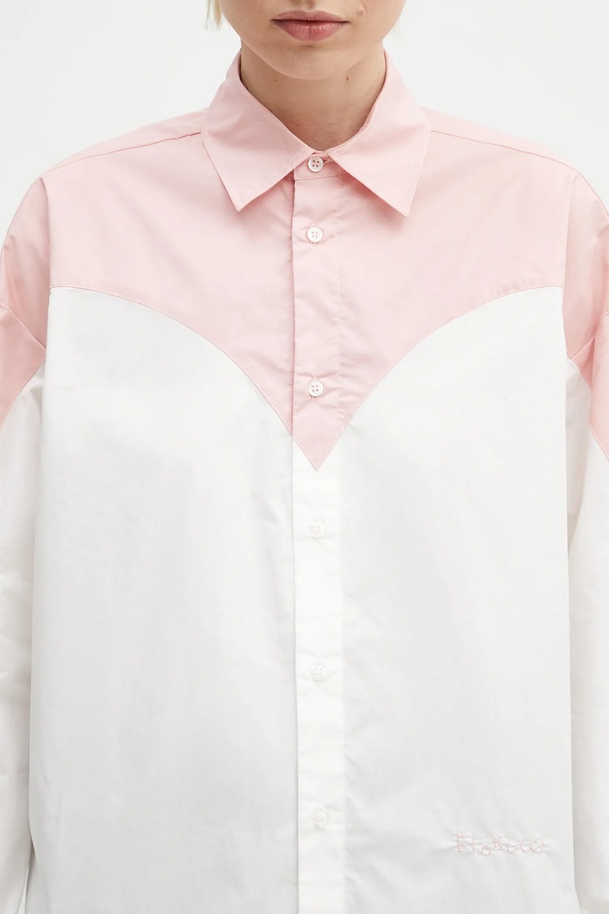 Fiorucci koszula bawełniana Embroidered Heart Relaxed Fit (zdjęcie 8)