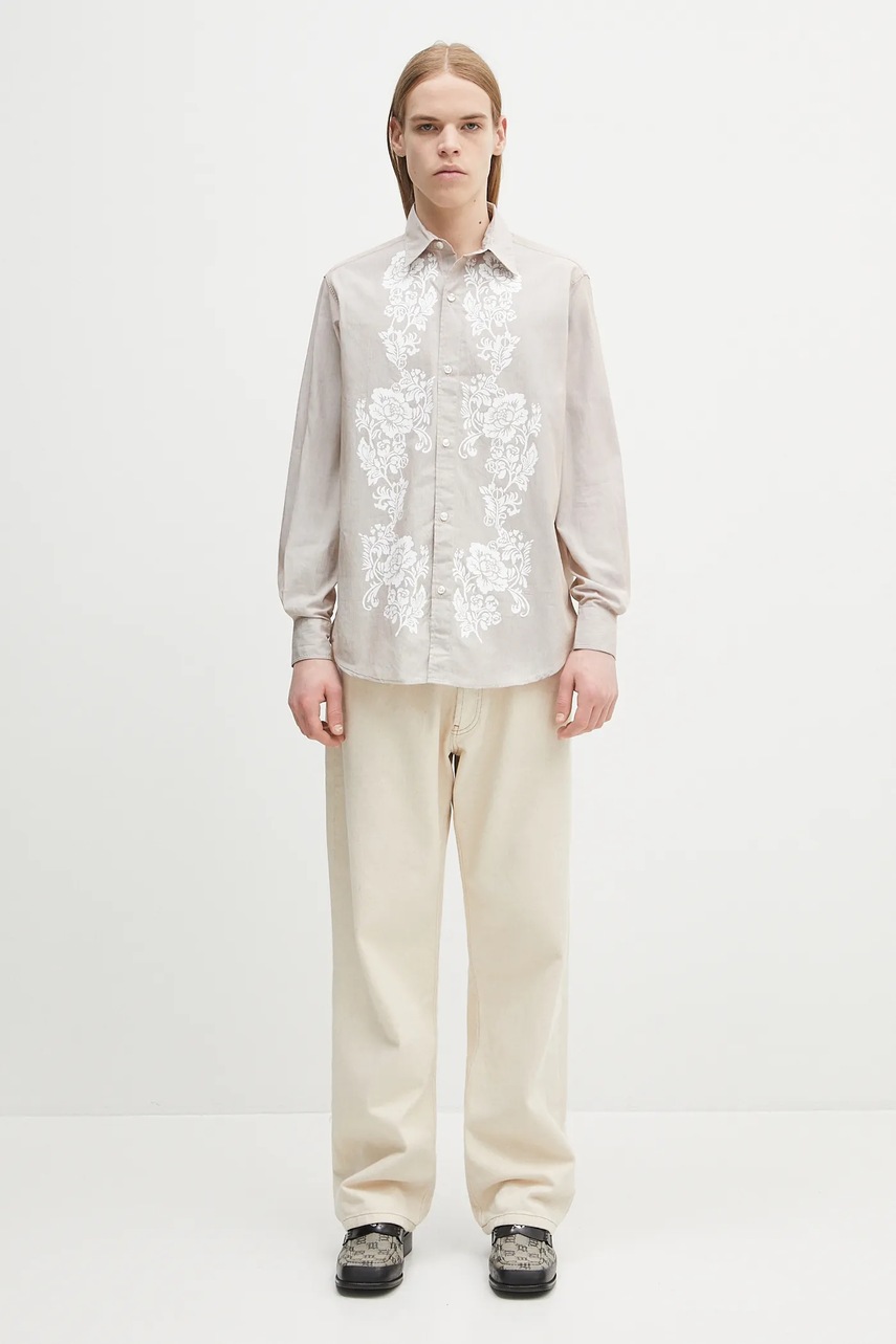 Bavlnená košeľa Aries Lace Overprinted Poplin Shirt