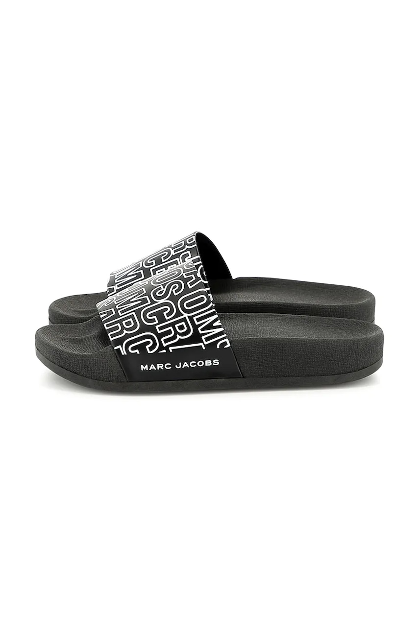 Детские шлепанцы Marc Jacobs цвет чёрный W60404 Детские шлепанцы Marc Jacobs цвет чёрный W60404