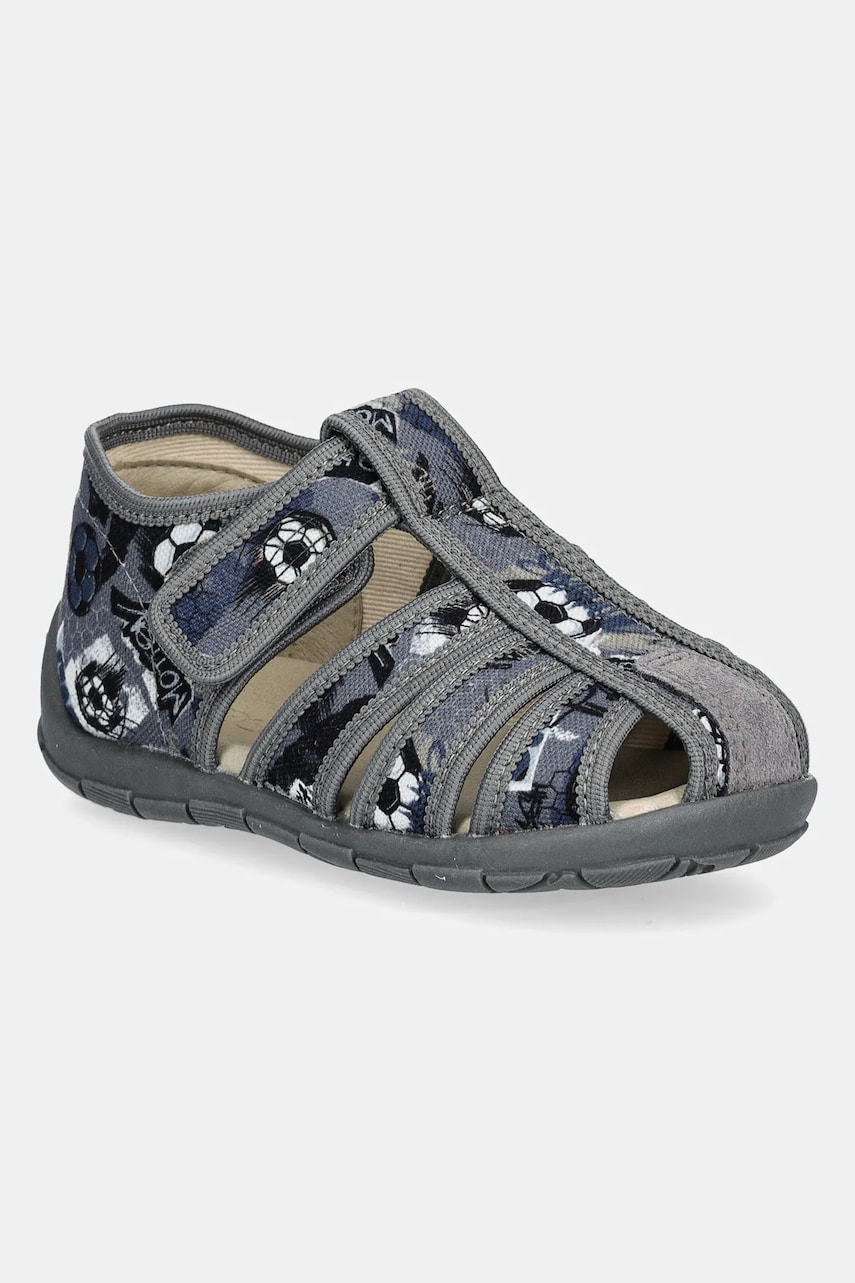 Froddo papuci copii CLASSIC SLIPPERS culoarea gri, G1700413