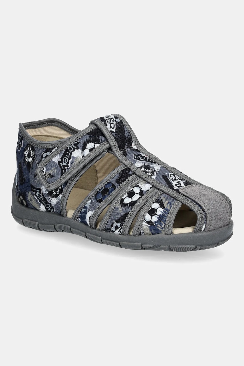 Froddo papuci copii CLASSIC SLIPPERS culoarea gri, G1700413 Froddo papuci copii CLASSIC SLIPPERS culoarea gri, G1700413