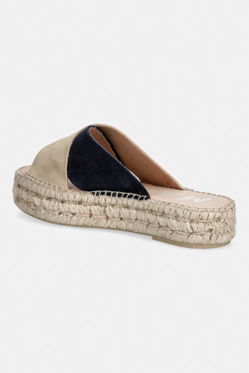 Semišové pantofle Manebi Double Sole X Bands Sandals (obrázek 3)