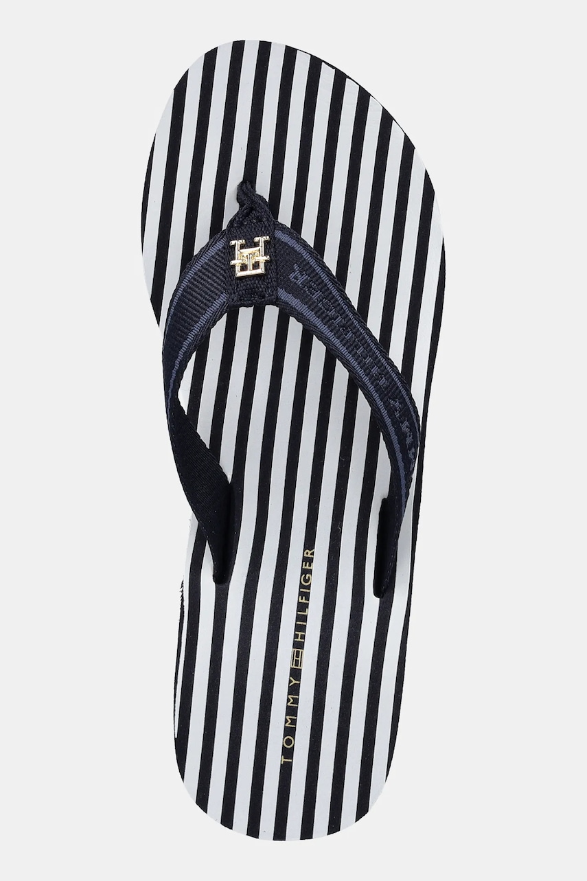 Žabky Tommy Hilfiger TH STRIPES WEDGE BEACH SANDAL