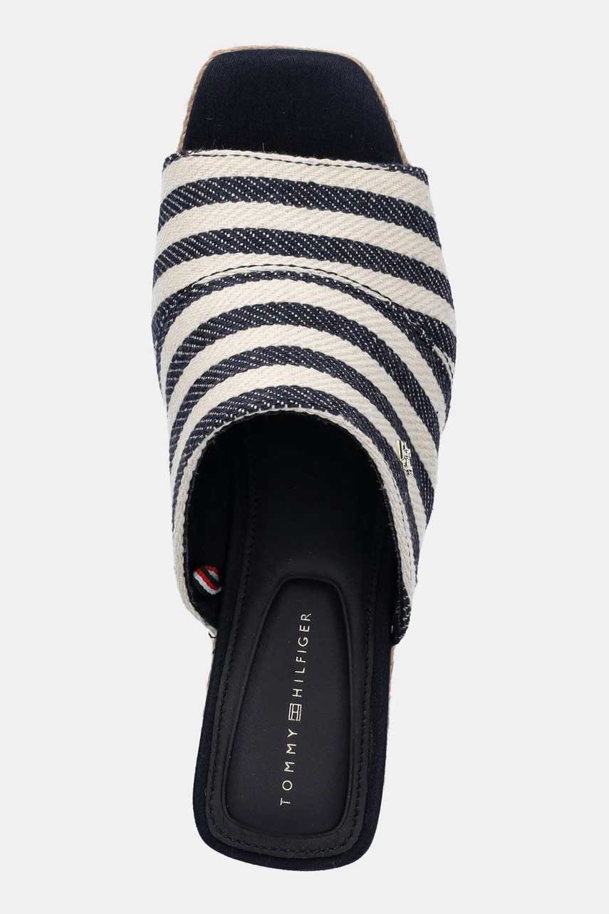 Pantofle Tommy Hilfiger NAUTICAL STRIPES ESPADRILLE MULE (obrázek 4)