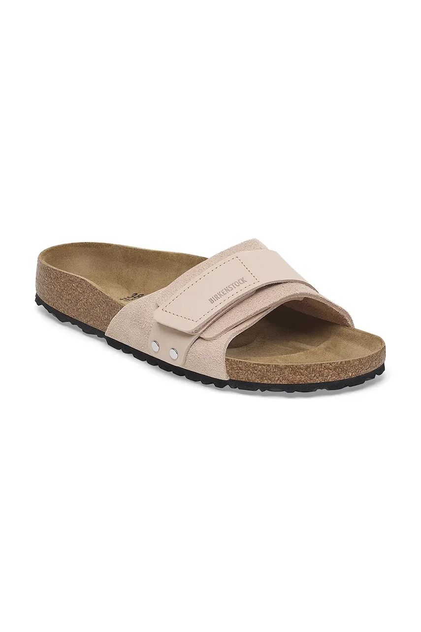 Кожаные шлепанцы Birkenstock Oita женские цвет розовый 1029281 Кожаные шлепанцы Birkenstock Oita женские цвет розовый 1029281