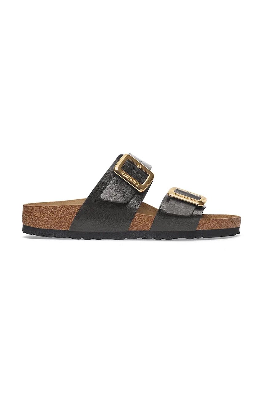 Birkenstock papuci Sydney Graceful Cushion Buckle femei, culoarea negru, 1029379 Birkenstock papuci Sydney Graceful Cushion Buckle femei, culoarea negru, 1029379