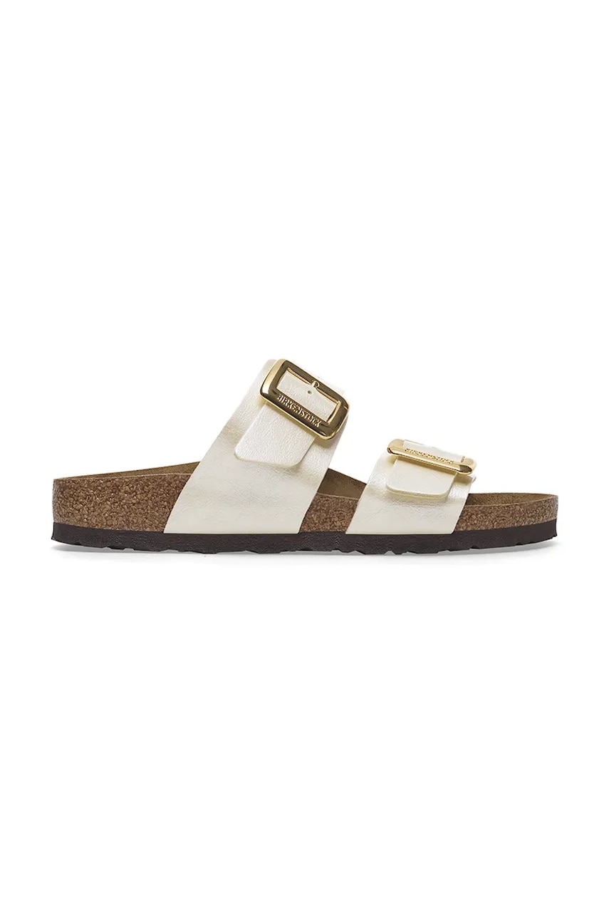 Birkenstock papuci Sydney Graceful Cushion Buckle femei, culoarea alb, 1029463 Birkenstock papuci Sydney Graceful Cushion Buckle femei, culoarea alb, 1029463