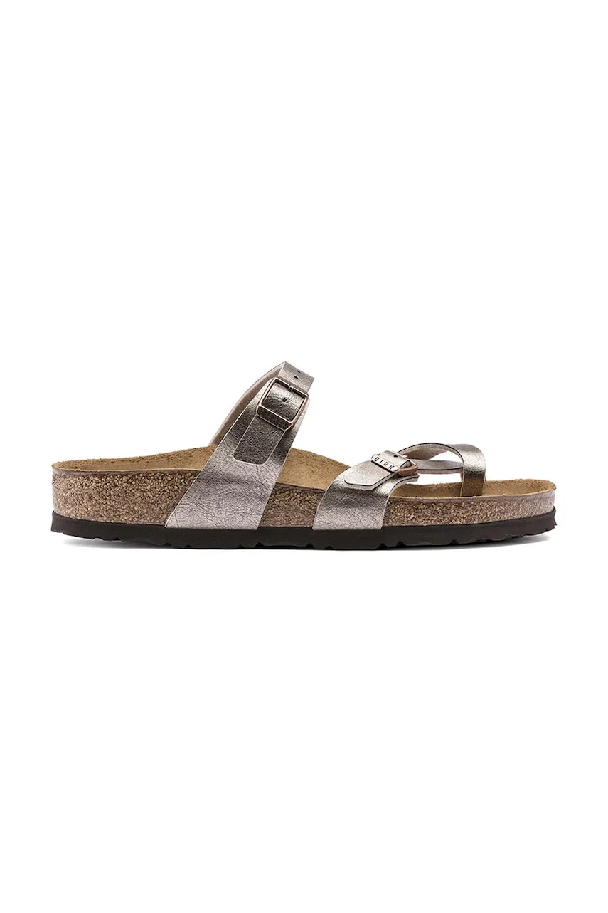 Birkenstock papuci Mayari Graceful femei, culoarea maro, 1016408 Birkenstock papuci Mayari Graceful femei, culoarea maro, 1016408