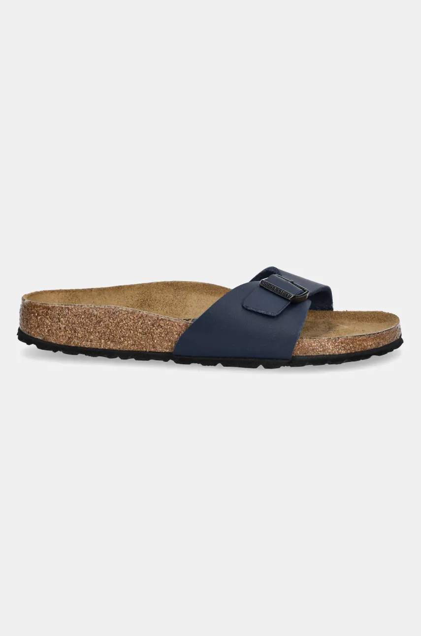 Шлепанцы Birkenstock Madrid Birko-Flor женские цвет синий 1029797 Шлепанцы Birkenstock Madrid Birko-Flor женские цвет синий 1029797