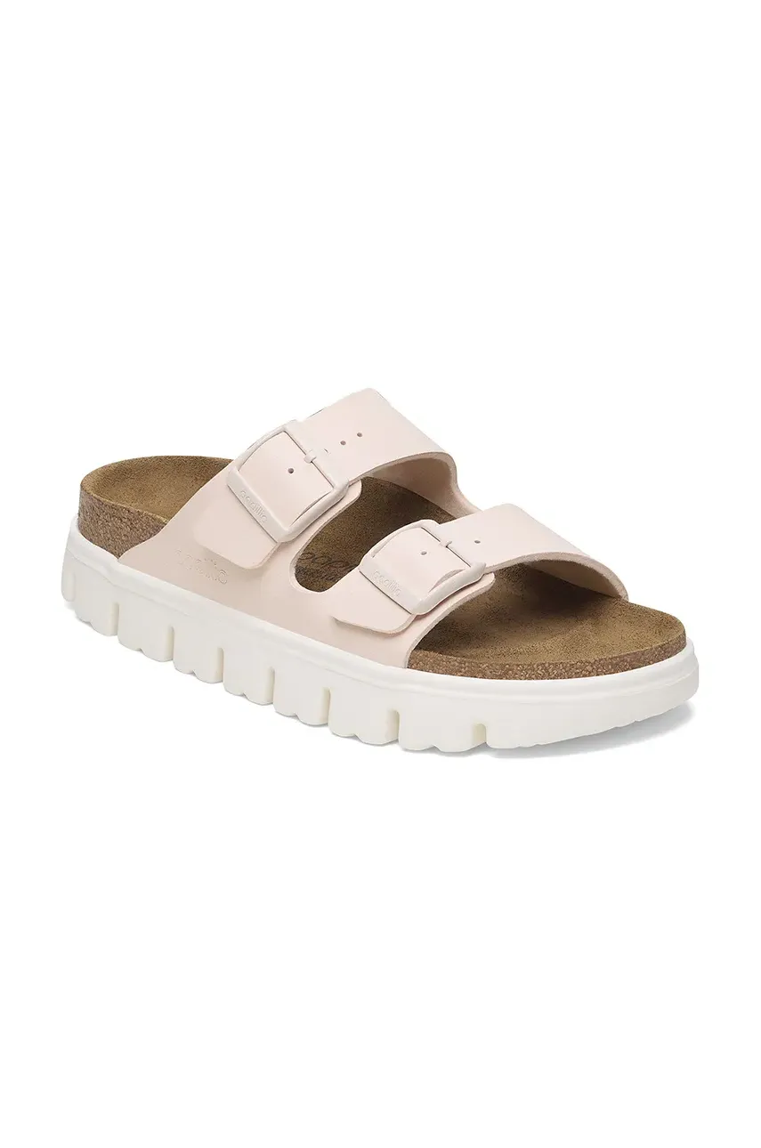 Шлепанцы Birkenstock Arizona Chunky Birkenstock x Papillio женские цвет розовый на платформе 1029110 Шлепанцы Birkenstock Arizona Chunky Birkenstock x Papillio женские цвет розовый на платформе 1029110